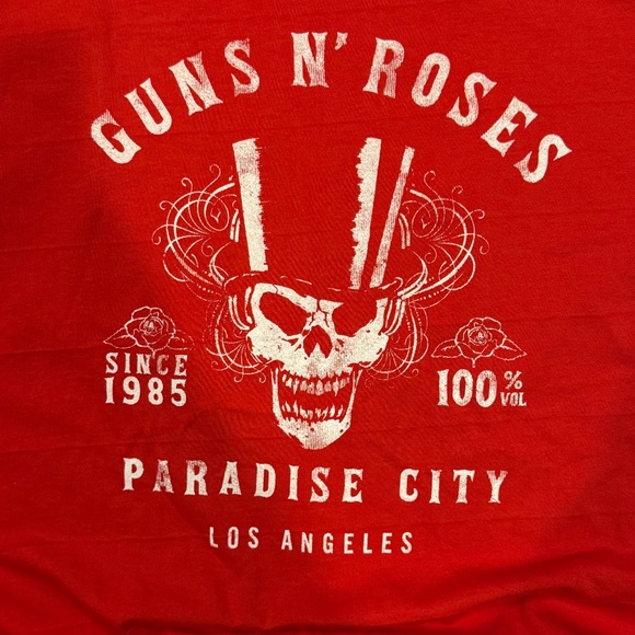 GUNS N`  ROSES RED UNISEX T-SHIRT / 3XL / NEW /  offers 📩 - Picture 2 of 4